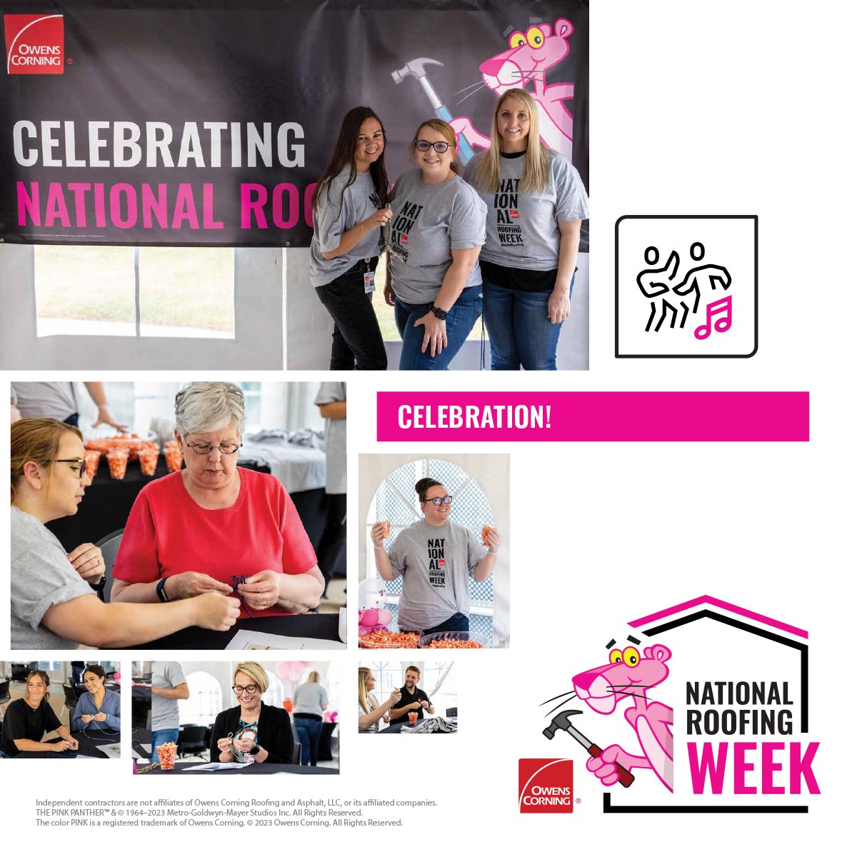 National Roofing Week 2023 is a wrap! We celebrated National Roofing Week with an event for roofing employees, where we made paracord lanyards for military service members and first responders to support Operation Gratitude. <a href="/NRCAnews/">NRCA</a> 
#NationalRoofingWeek #OwensCorningUnited