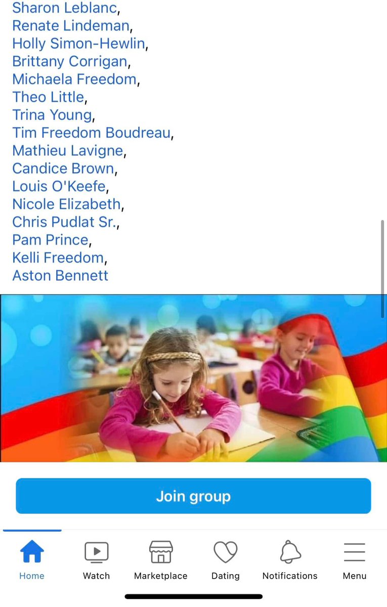 autistic_hippy's tweet photo. A list of page admins and the most recent members added to the Anti-2SLGBTQIA+ organization that's sadly and slowly gaining traction in Newfoundland.
If they want to instigate hate they don't get to hide behind their screens.
#NoRoomForHate #2SLGBTQIA #LoveIsLove #NLpride https://t.co/I8o274KHzG