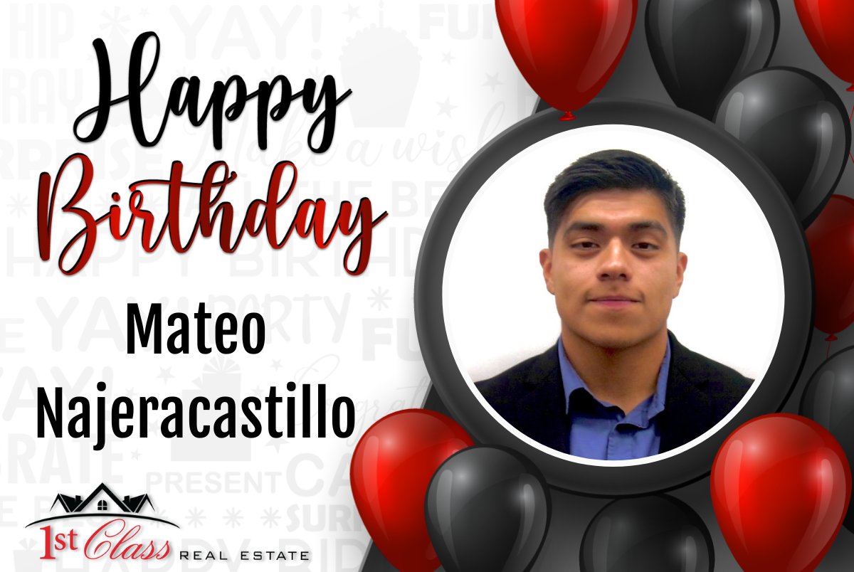 Happy Birthday Mateo! We hope you have an amazing day! 🎉🎉🎉 #1stclassrealestate #makeanimpact #1stclassimpact #happybirthday