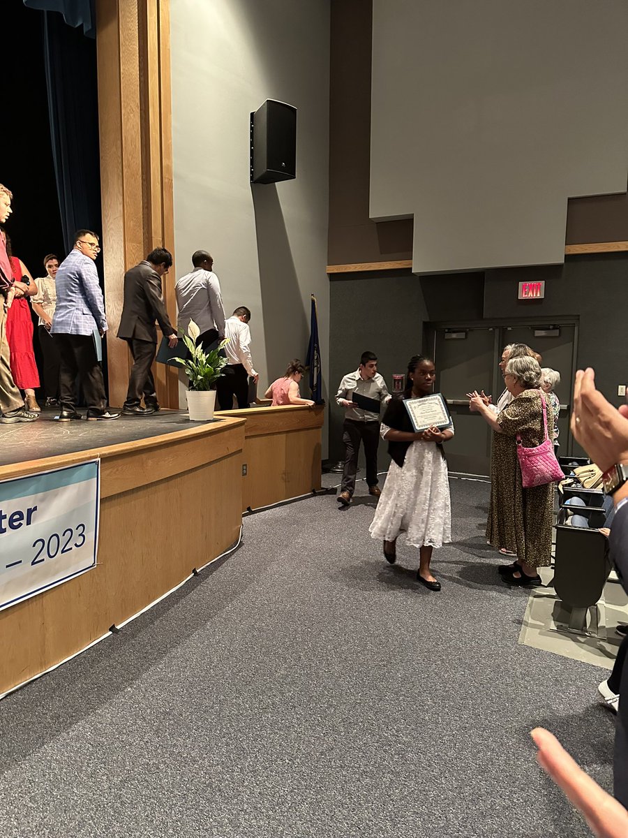 Congratulations students <a href="/SJDavisCenter/">DavisCareerCenter</a> on your transition ceremony today! We are so proud of you! 🎉 Thank you Principal Clayton for inviting first Principal David L Temple as the keynote speaker &amp; honoring Dr. Zuluaga @fezuluaga for his work! <a href="/FCPSR2/">FCPS Region 2</a> <a href="/fcpsnews/">Fairfax Schools 🌟</a>