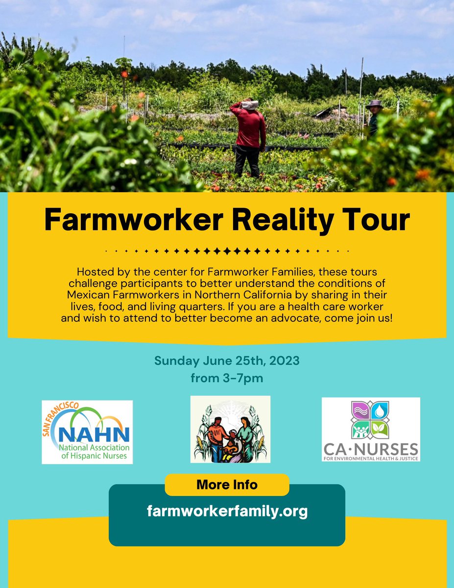 EnvironmentalRN's tweet photo. Y’all are invited to attend this tour happening in person on June 25th in Watsonville, CA! 

https://t.co/F8wXK2kqxW

@CalNurses @nahnnursing @CaClimateHealth https://t.co/YsUgeH2gtZ