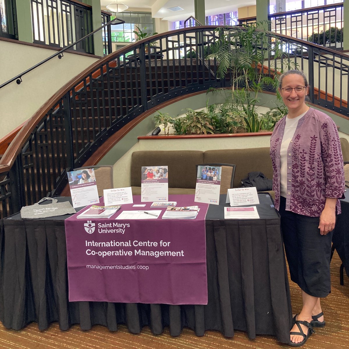 CoopMgmt's tweet photo. We are thrilled to be at @CenterforCoops's #CCMA2023 in Sacramento, CA! Make sure to say hi to our Outreach Specialist and co-op superstar, Cathy Statz!
#foodcoops are the present and future of a resilient and just food system on a liveable planet!🫶🍎 https://t.co/RBtBYe9rUS