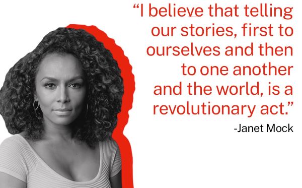 #TransRightsAreHumanRights 🏳️‍⚧️
@JanetMock #Transgender journalist/activist/writer
#LGBTQ #PrideMonth #Pride2023 #ProudOUTloud🏳️‍🌈