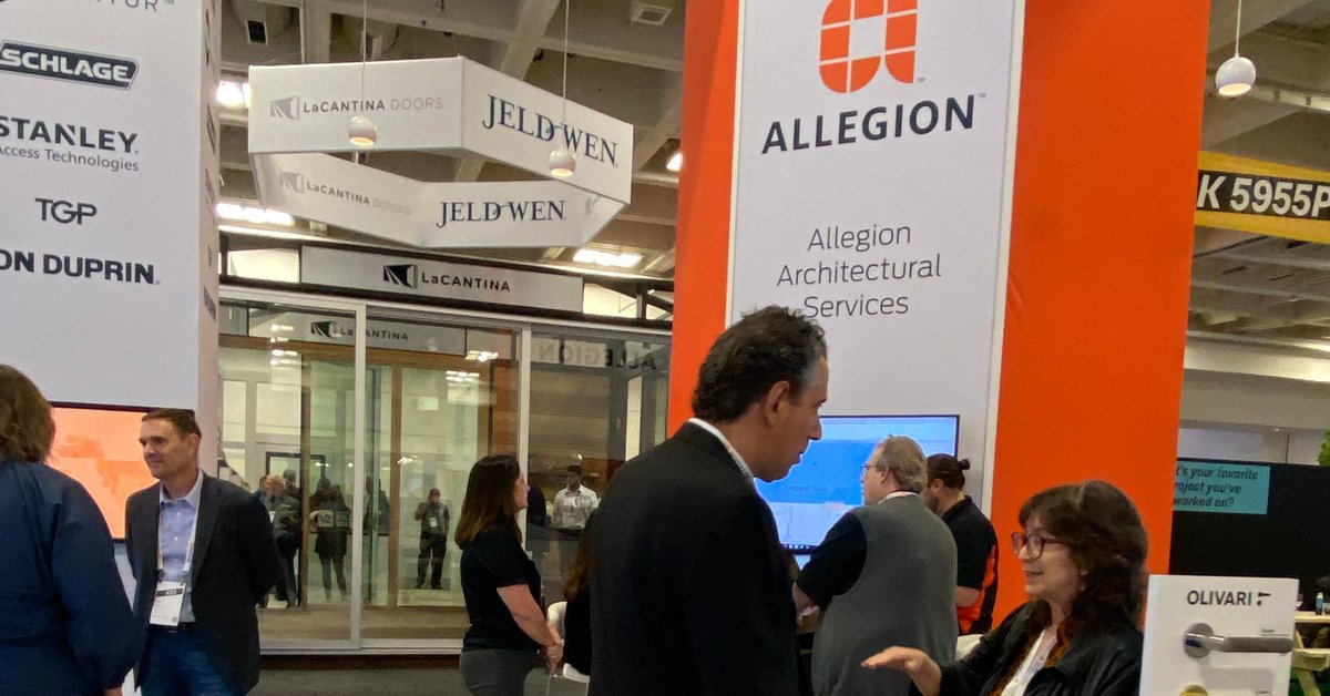 bill_lawliss's tweet image. Final day for the AIA A&apos;23 Architectural Expo! 

Stop by booth #6059 to meet the Allegion Architectural Services and Overtur team! 

#Architectureprofessionals #AIAConference2023