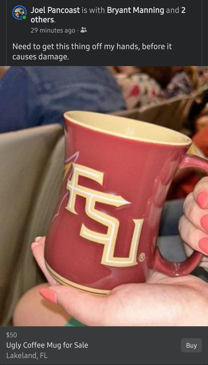 Ugly coffee mug for sale in Lakeland Florida #flumc23