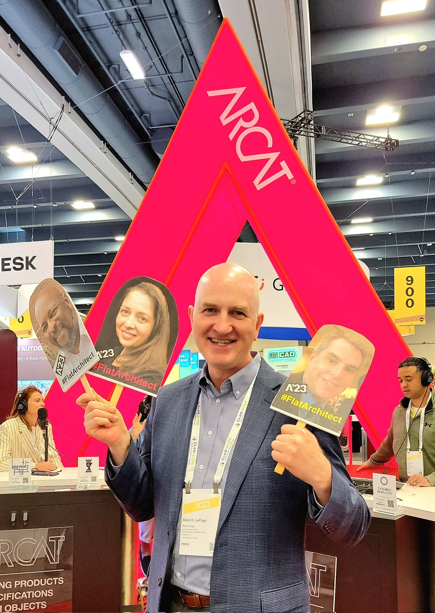 wjmarchitect's tweet photo. Mark LePage is with Flat Architect... @EntreArchitect @markrlepage 

#A23con #AIA #AIANJ #AIANY #Architect #Architecture @AIAnational @AIANJ @AIANY #ValueOfAIAmembership #BluePrintForBetter #efabism #EconoFunctionalAestheticBalance #pride #Archi #SanFran #FlatArchitect  #AIAdesignConference2023 #designJoy