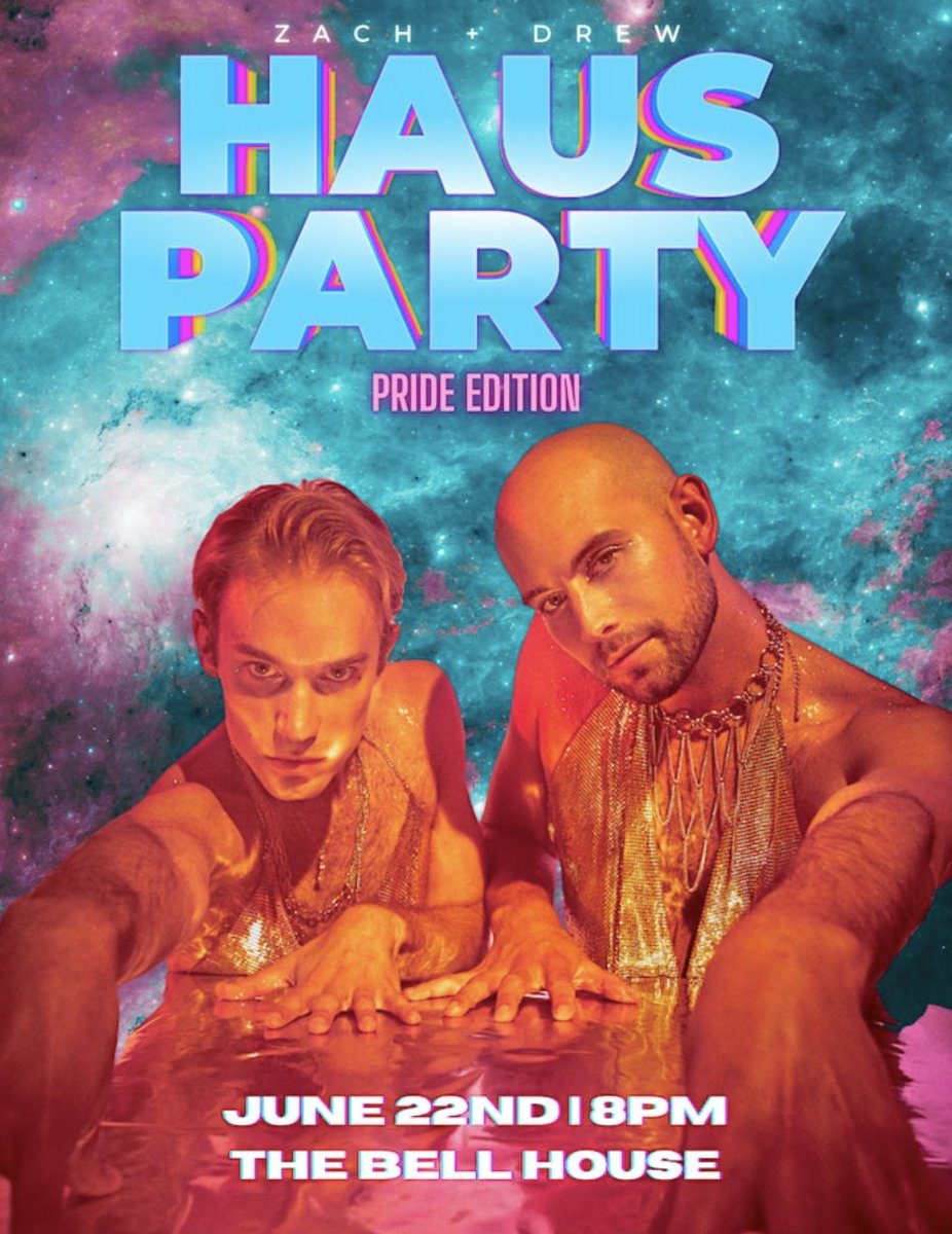 THU 6/22: <a href="/DrewLausch/">Drew Lausch</a> and <a href="/zachteague3/">Zach Teague</a> host their wild queer variety show HAUS PARTY!

With some of the best comedians, drag queens, and live talent in NYC, featuring:
∙ <a href="/ballin_rourke/">Colin Rourke</a> &amp; <a href="/badboygargar/">Garrett Williams, BFA</a>
∙ <a href="/doodiehole/">actual girl pig</a>
∙ <a href="/JarviMac/">Jarvis Derrell</a>
∙ <a href="/JayJurden/">Juicy Jay Jurden - CHARLOTTE 7/31-8/2</a> + MORE!

🎟: tinyurl.com/mrxm7pfz