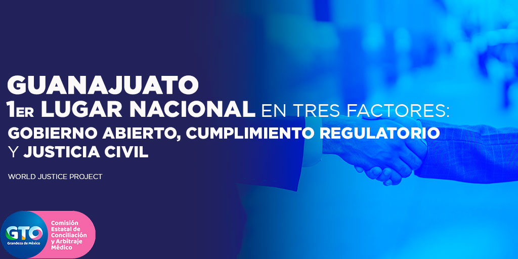 CecamedGente's tweet image. Obtiene el Estado de #Guanajuato el primer lugar nacional en estos factores, de acuerdo al Ranking del Índice de Estado de Derecho del #WorldJusticeProject.