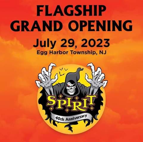 @evuhldead #SpiritHalloween has their first opening date at their main location in #Flagship @SalemsCellar @kimmikillzombie @finalgirlhannah @SpiritHalloween