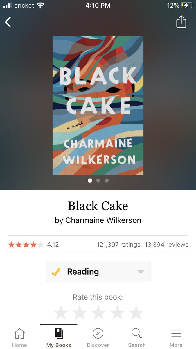 @goodreads Black Cake @charmspen1