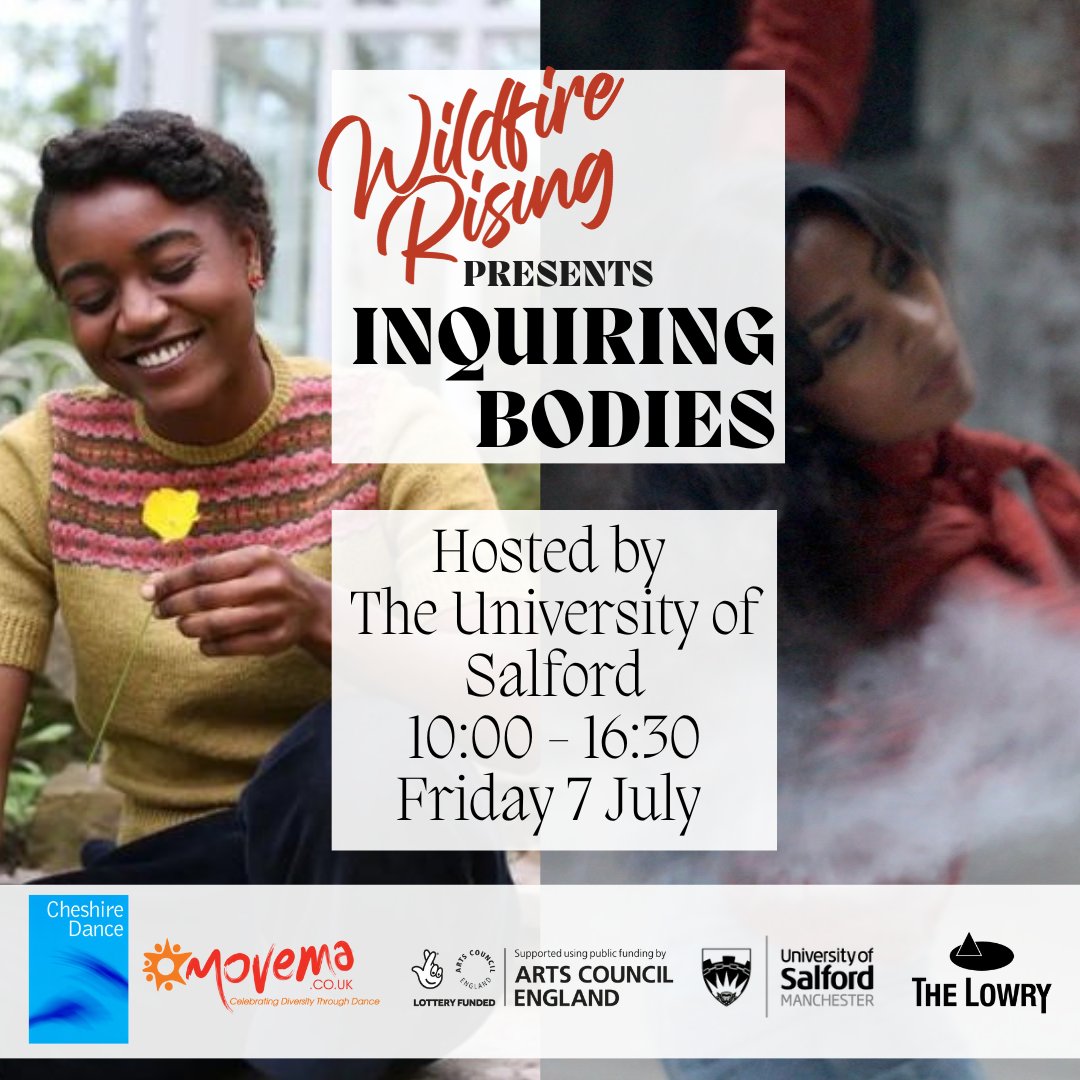 Cheshire Dance (@cheshiredance) on Twitter photo Wildfire Rising Inquiring Bodies Series - by artists for artists from <a href="/Movema/">Movema Dance</a> & <a href="/cheshiredance/">Cheshire Dance</a>. 2nd event on 7 July at New Adelphi Building (<a href="/BA_Dance_/">Dance@Salford</a>) featuring workshops by Sheetal Maru and Ruth Asidi. FREE. Info & sign up at: cheshiredance.org/event/wfr_ib2 Wildfire Rising Inquiring Bodies Series - by artists for artists from <a href="/Movema/">Movema Dance</a> & <a href="/cheshiredance/">Cheshire Dance</a>. 2nd event on 7 July at New Adelphi Building (<a href="/BA_Dance_/">Dance@Salford</a>) featuring workshops by Sheetal Maru and Ruth Asidi. FREE. Info & sign up at: cheshiredance.org/event/wfr_ib2