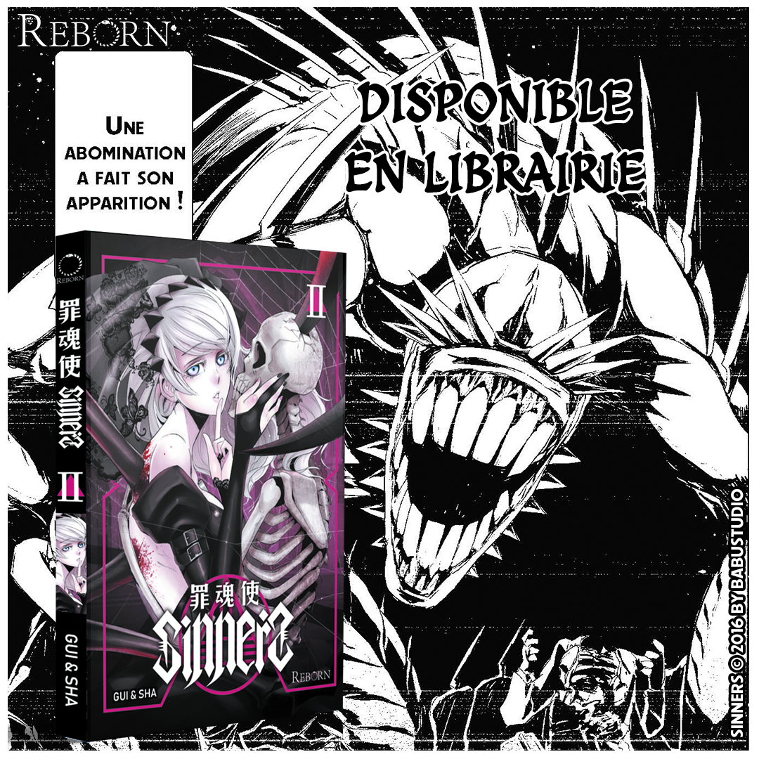 Sinners T.02 disponible aujourd'hui ! 🕷️