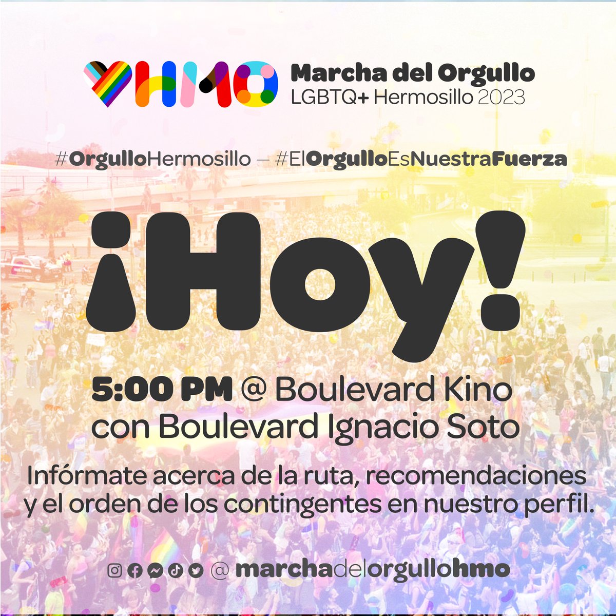 Marcha del Orgullo LGBTQ+ Hermosillo tweet media
