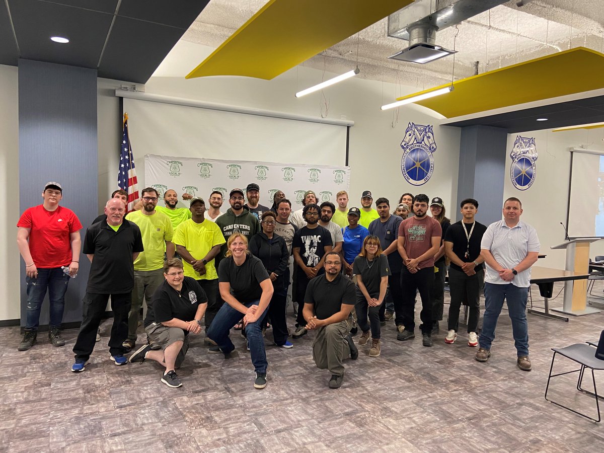 MidAmCarpenters's tweet image. Cub Club meetings keep on rolling! #Local13 in Chicago and our Kansas City area locals #Local315 #Local1127 #Local1529 held their inaugural meetings last week. We had a packed house of apprentices in the meeting halls to learn more about the union, how the union works.