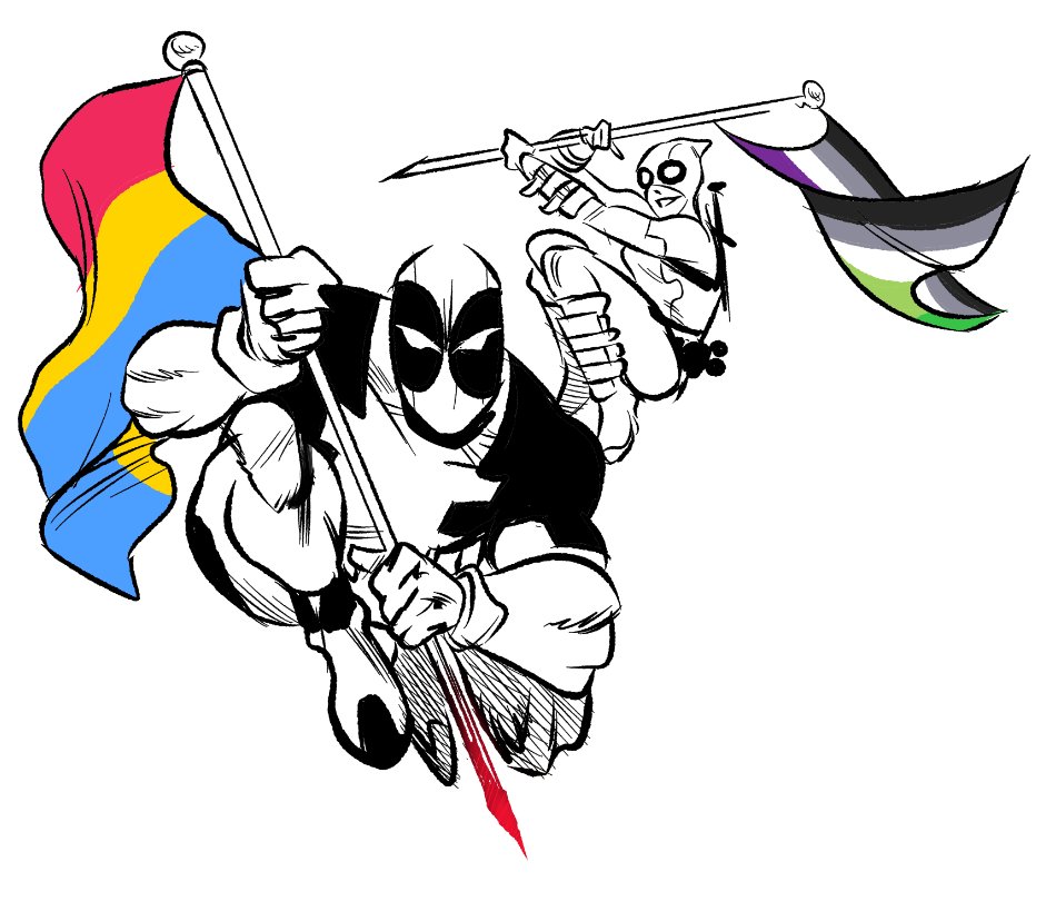 fancygoblin_'s tweet photo. imagine that, a pansexual and an asexual, hanging out. would make for a great series. can't think of a name for it though https://t.co/IPwDCdli9g