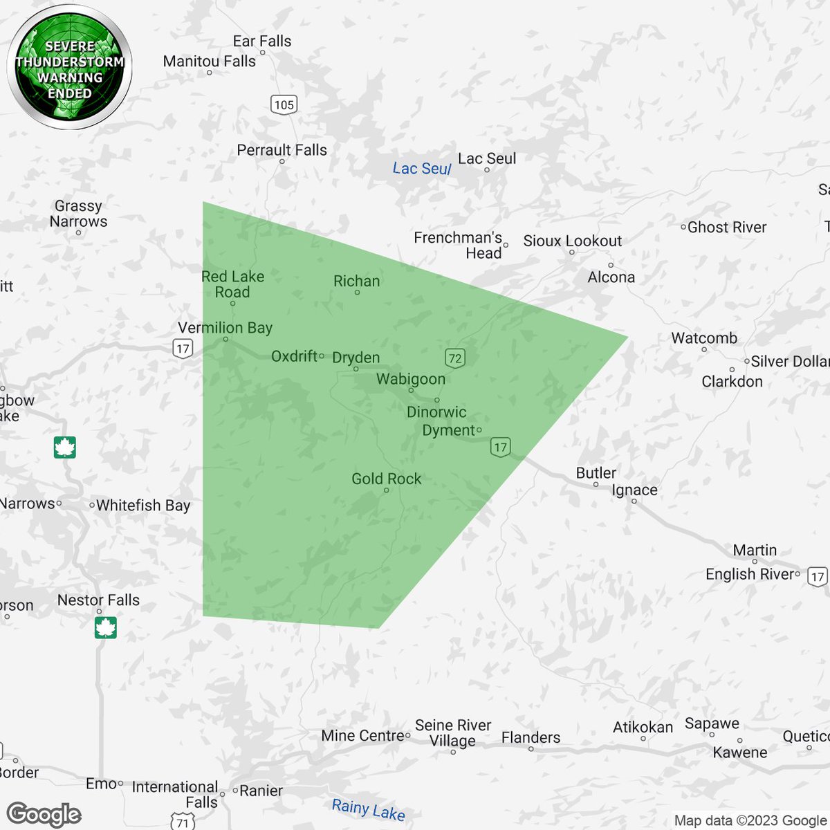 Instant Weather Northern Ontario tweet media