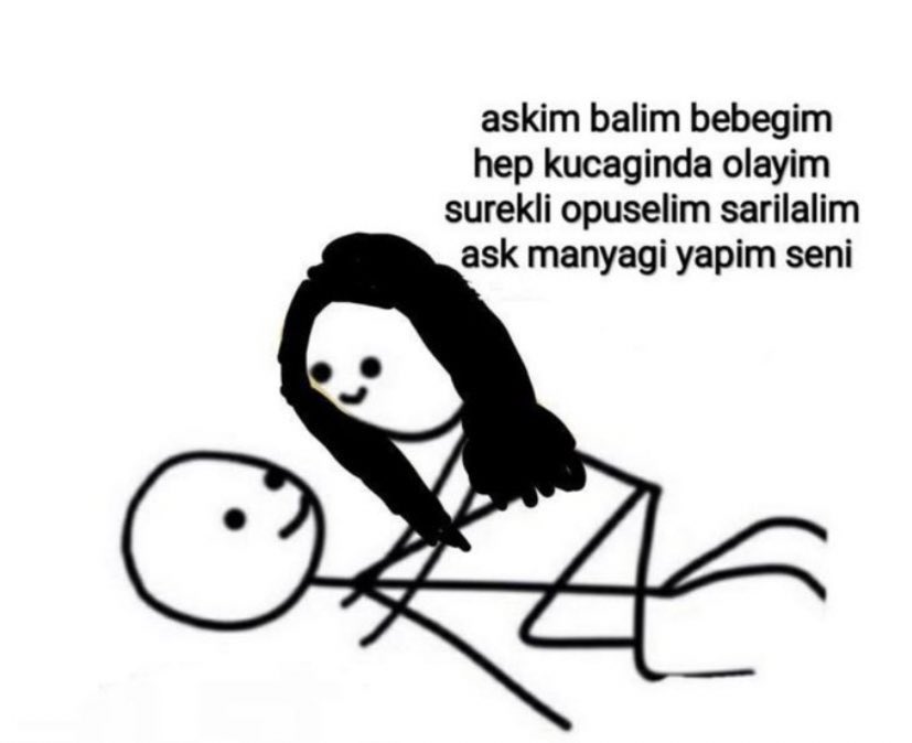 Benim kafayı toplayacak tek ilişki