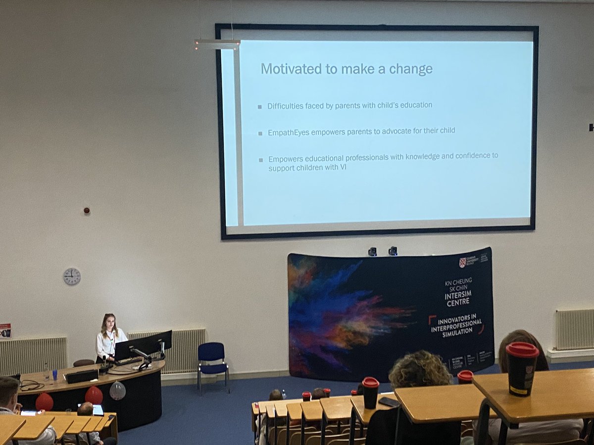 QUBInterSim's tweet photo. Many congratulations to @QUBMedEd medical student Chloe Wagstaff winning the ‘compassion in simulation award’ https://t.co/8QMNwwKKR8