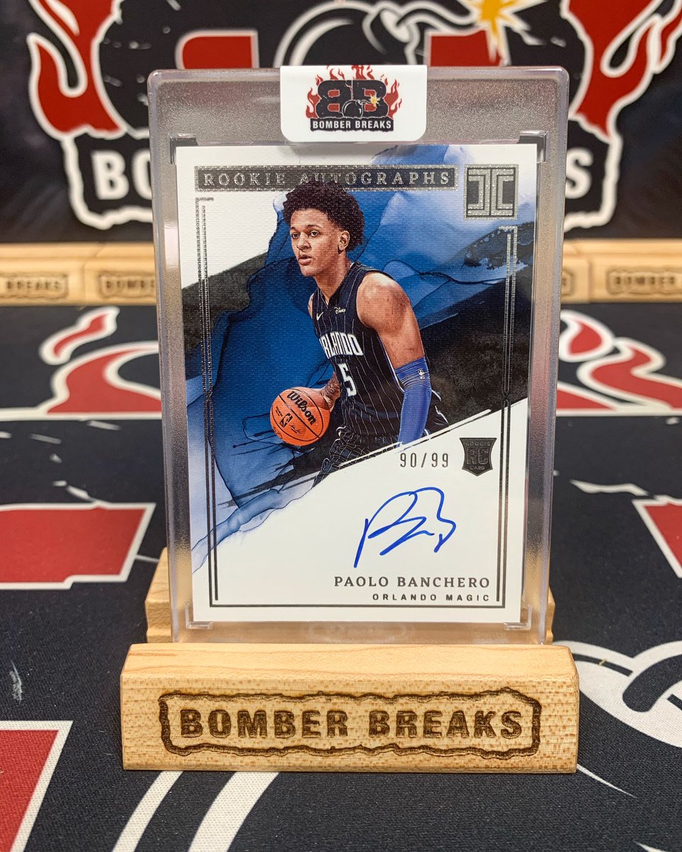Paolo Banchero /99 On-Card Rookie Auto with another Boom out of our recent @paniniamerica Impeccable Basketball breaks!
🔥🔥 #whodoyoucollect #nba #basketballcards #orlandomagic #magic #groupbreaks #boxbreaks #casebreaks #thehobby #paolobanchero #boom #follow #impeccable #rookie