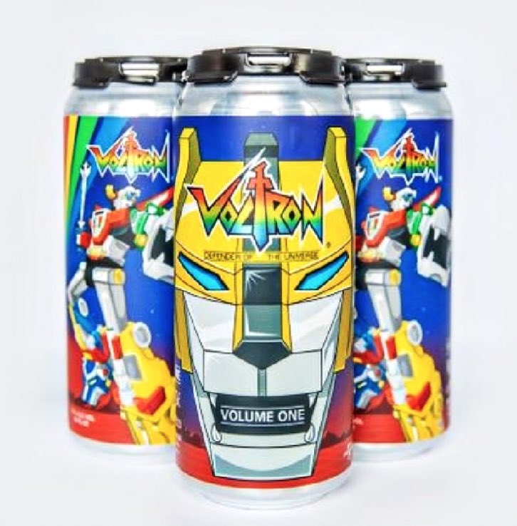 #Voltron Volume One is the first of 6 Beers to be released over 2 yrs from @4HandsBrewing in St Louis, MO. This collaboration also includes 5 other breweries, NBC Universal, & World Events Productions. Vol 1 is a collaboration with @narrowgaugebeer from Florissant, MO. Enjoy!