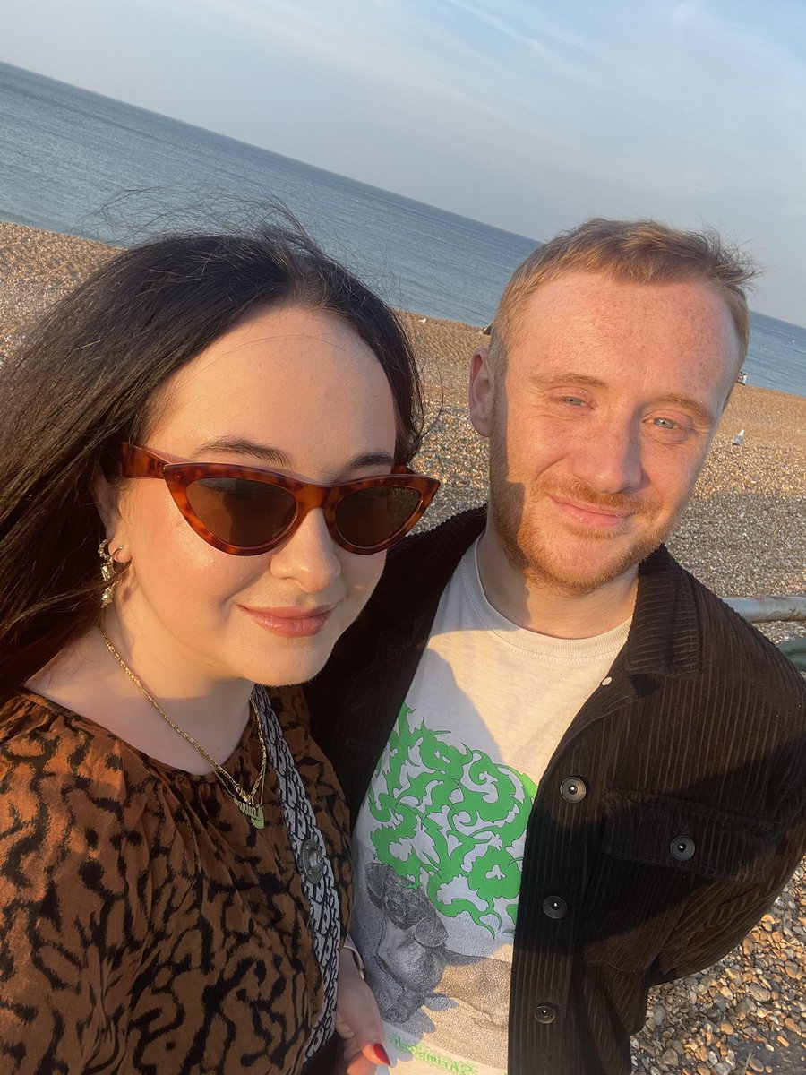 We’re in Brighton on a very impulsive trip to get away from the 30 degree heat in London this weekend!