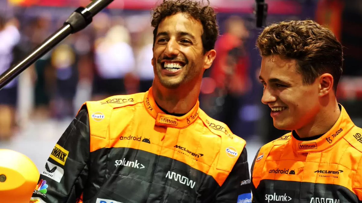 Lando Norris believes that Daniel
Ricciardo still has the desire to race with Ricciardo having previously highlighted his hopes to return to the #F1 grid in 2024.

“I saw him in Miami, we speak still every now and then,” said Norris.

#Formula1 #McLaren #CanadianGP #LN4
