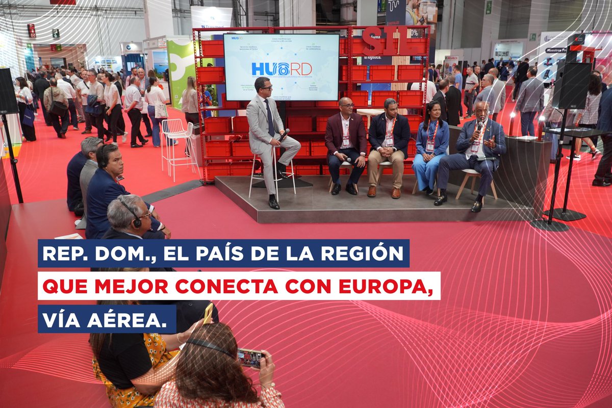 aduanard's tweet image. ✈️🇩🇴En el #SIL2023, tuvimos la oportunidad de mostrarle al mundo, la excelente conectividad con la que cuenta nuestro país en el transporte marítimo y aéreo de mercancías, con más de 90 servicios semanales que conectan con Europa, Asia, América y el Caribe. #AduanasRD #HubRD