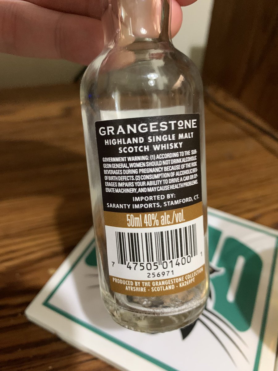 RealBMaxwell's tweet photo. And now it’s time for #grangestone Sherry Cask Finish Highland Single Malt 😃🥃🏴🐢 #flange #fridaynightdram #dram #whisky https://t.co/JfuMphk0Zq