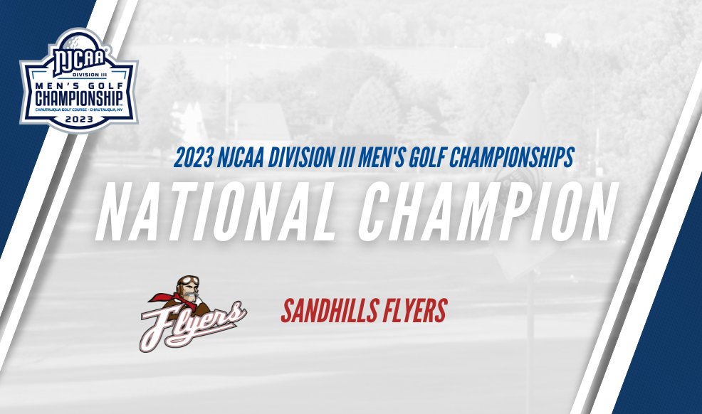 🏆The 2023 #NJCAAGolf DIII Men's Champions!

Sandhills claims the team title with record total score of 1147.