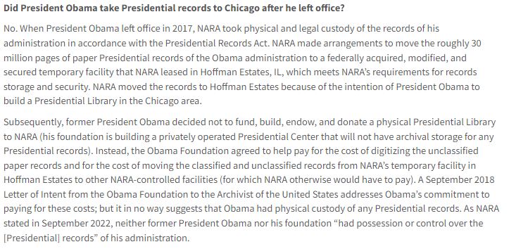 Helpful new statement from the National Archives and Records Administration debunking some of the copious documents-related nonsense from Trump and allies. Two examples: archives.gov/press/press-re…
