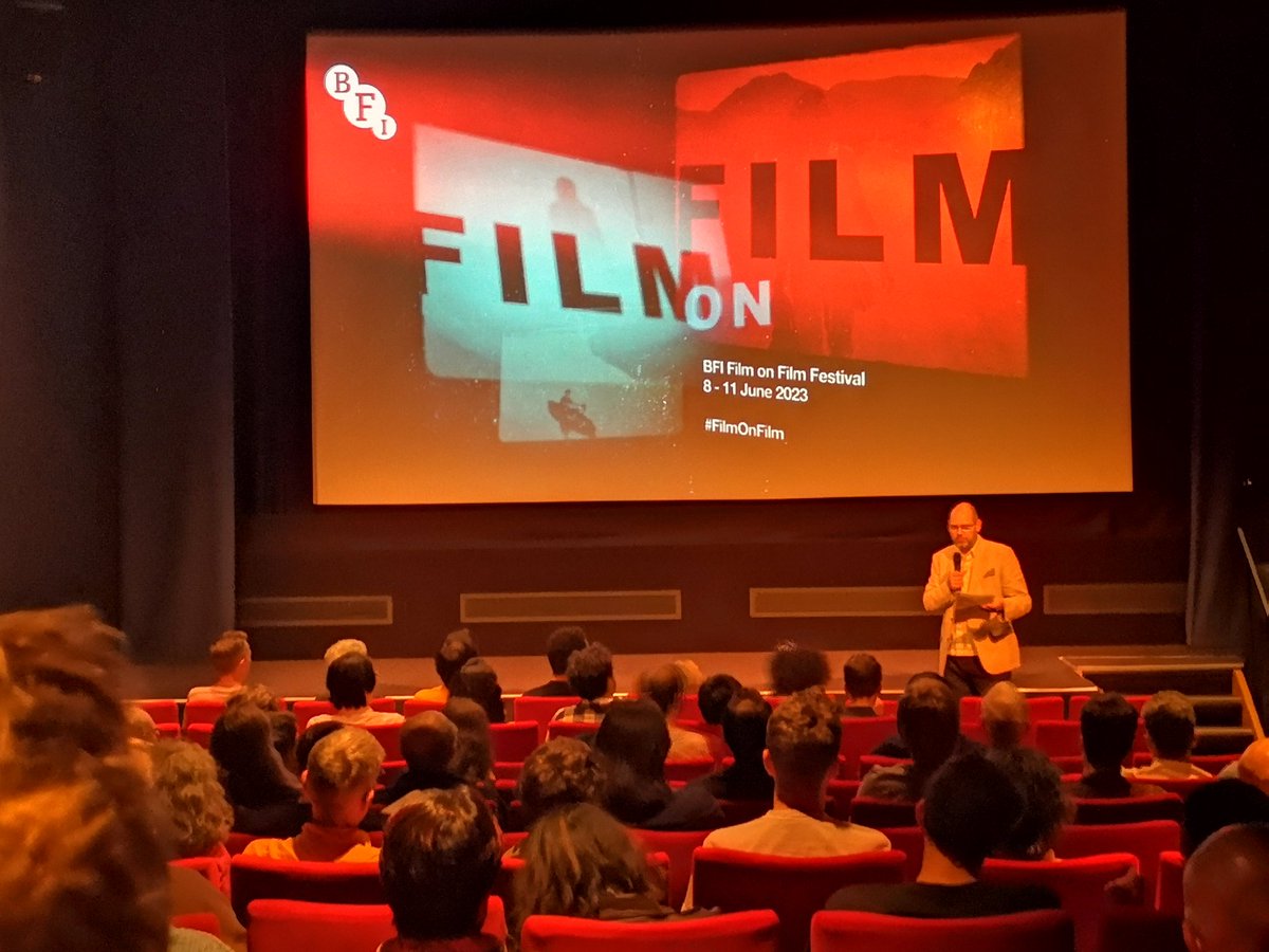 I've had an ace time today at @bfi, I presented 3 x #16mmFilm events for #FilmOnFilm and met some really fantastic audience members that have said the nicest things. What a great day!! Huge thanks to everybody connected to today's events, staff and audience. It's been a blast.