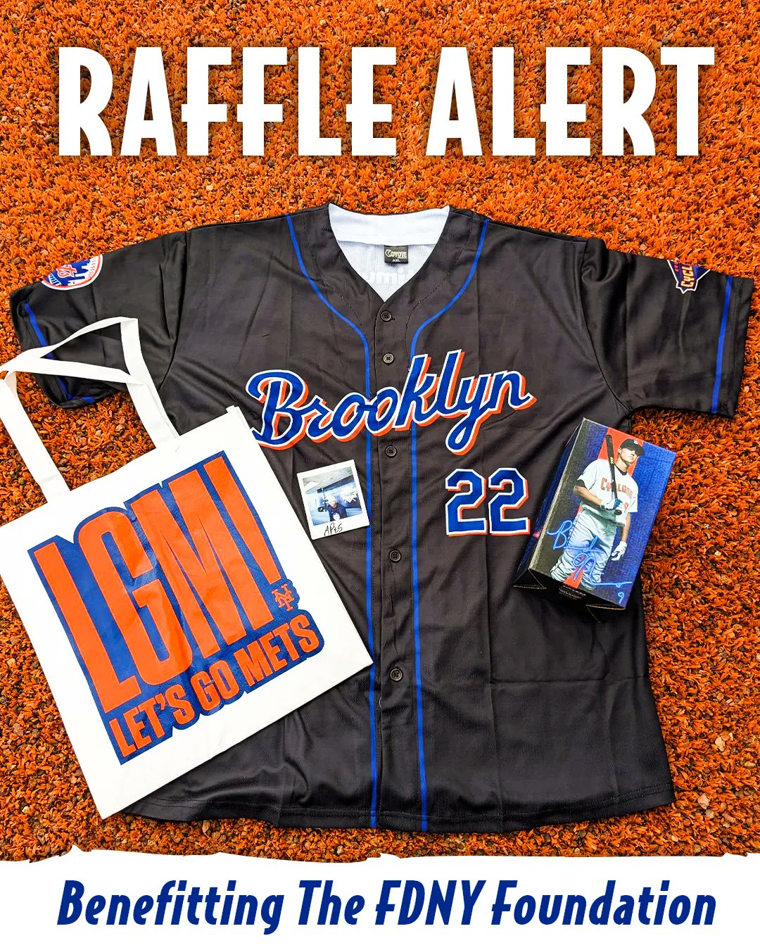 Brooklyn Cyclones on X: ‼️RAFFLE ALERT‼️ Purchase a ticket in-person at  tonight's game to help raise money for the FDNY Foundation and potentially  win an amazin' prize! You'll get a Brooklyn jersey