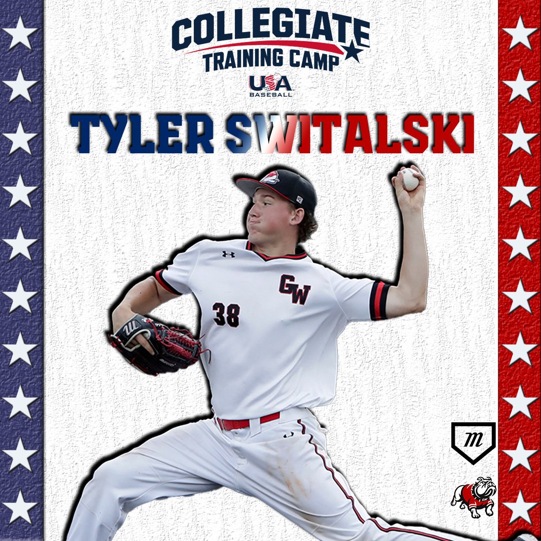 For the first time ever, a Runnin' Bulldog will have a chance to compete on the <a href="/USABaseballCNT/">USA Baseball CNT</a> as <a href="/Tyler_Switalski/">Tyler Switalski</a> earns an invite to the <a href="/USABaseball/">USA Baseball</a> Collegiate National Team Training Camp 

📰 READ MORE ⬇️
rb.gy/1bp1b