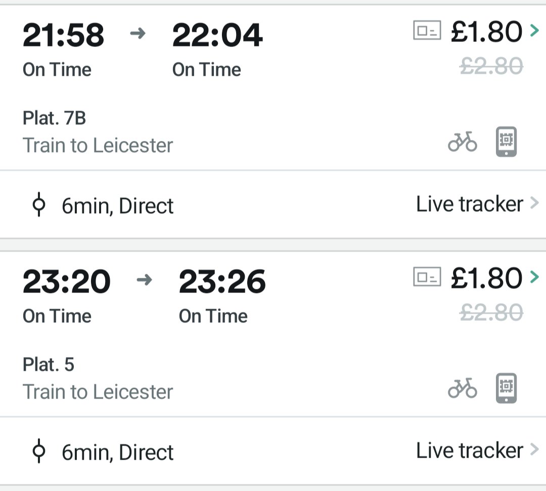 Man I would love if there was a train from Nottingham to Beeston between 10pm and 11:20pm