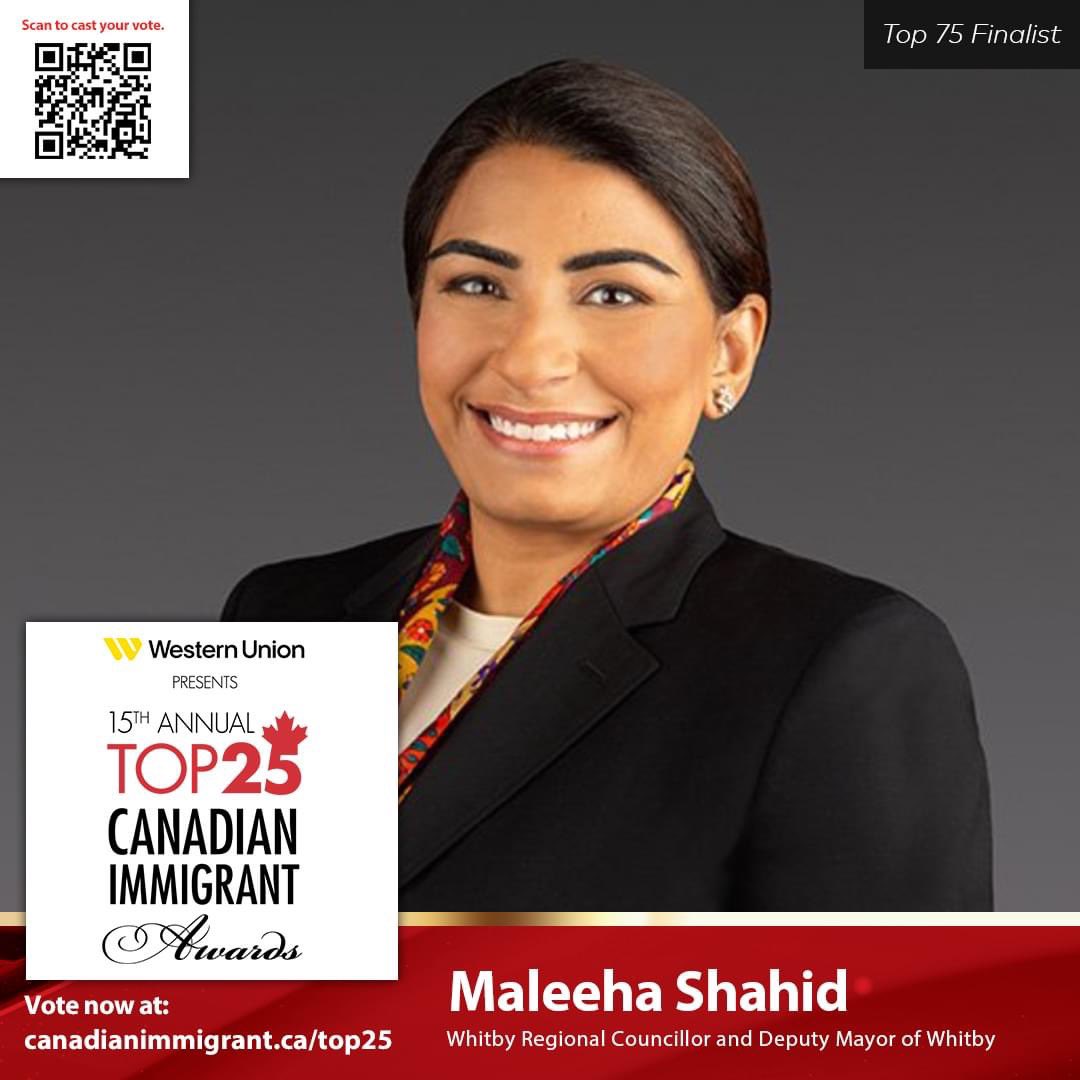 ⭐️ It is absolutely humbling to share this great news. A few months ago I was nominated for the Top 25 @canimmigrant Awards of 2023!

Last day to share support and cast your vote. 🙏 
canadianimmigrant.ca/top25
#top25 #inspiring #inspiringstory #newcomersuccess #top25award