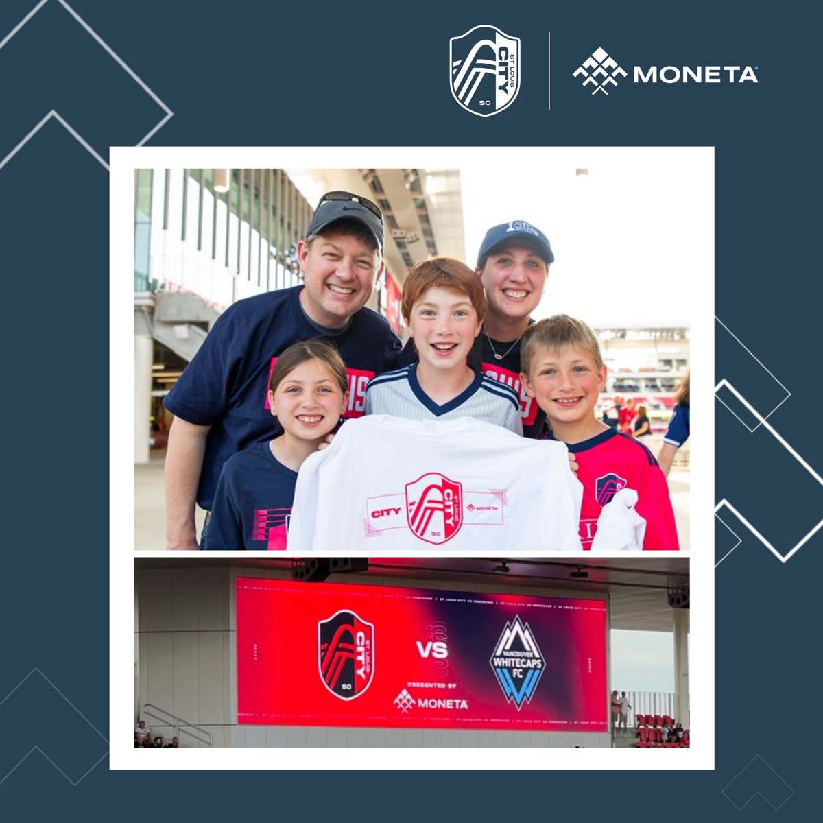 EmkMP_Moneta's tweet photo. STL CITY SC and their fans all brought home a winner on Moneta night against Vancouver. #AllForCITY x #Moneta https://t.co/uPzNw3XjWI