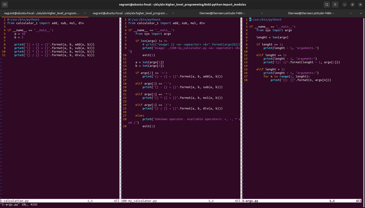 Day50-51 of #100DaysOfCode:
I delved into Python import and modules on day 50. #ALX is keeping us on our toes with interview questions in the tasks.
Today, I tackled Lists and Tuples, exploring data structures in Python. Similarities to C concepts are making it easier to grasp.