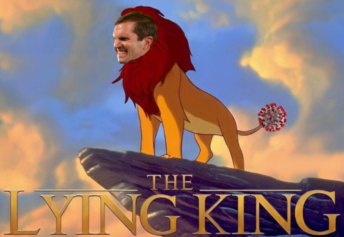 ky_statesman's tweet photo. @GovAndyBeshear The Lying King. ⬆️ #OneTermAndy #WorstGovernorEver https://t.co/6Cl1YE4njB