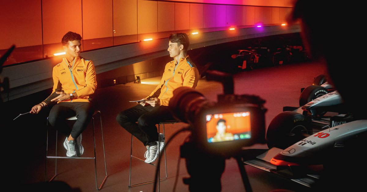 splunk's tweet photo. ๐ฌ๐ Weโve caught @LandoNorris and @OscarPiastri deep in discussion behind the scenes of the latest #SplunkArtOfData episode.
Mark your calendars to uncover how resilience is a driving force with the @McLarenF1 teamโฆ
๐
6.13.23
#McLarenxSplunk https://t.co/JVsNIghv4S