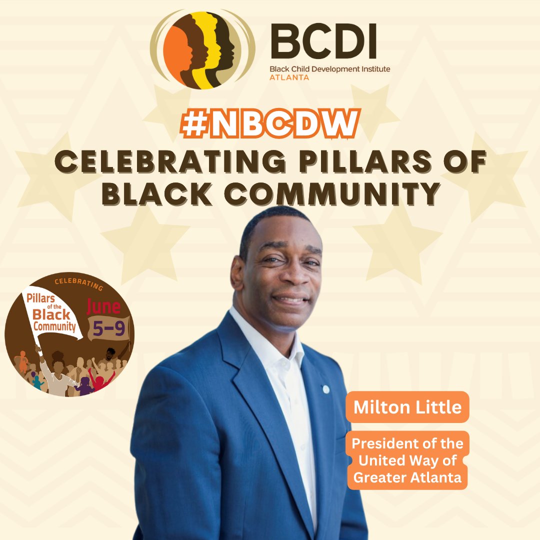 bcdiatlanta's tweet photo. We're Celebrating Pillars of the Black Community: Milton Little and @RaphaelWarnock - exemplars of leadership and service.
Together, they have laid the foundations for progress and continue to inspire us all. #NBCDW #NBCDICommunityPillars https://t.co/GIXpSiMhnN