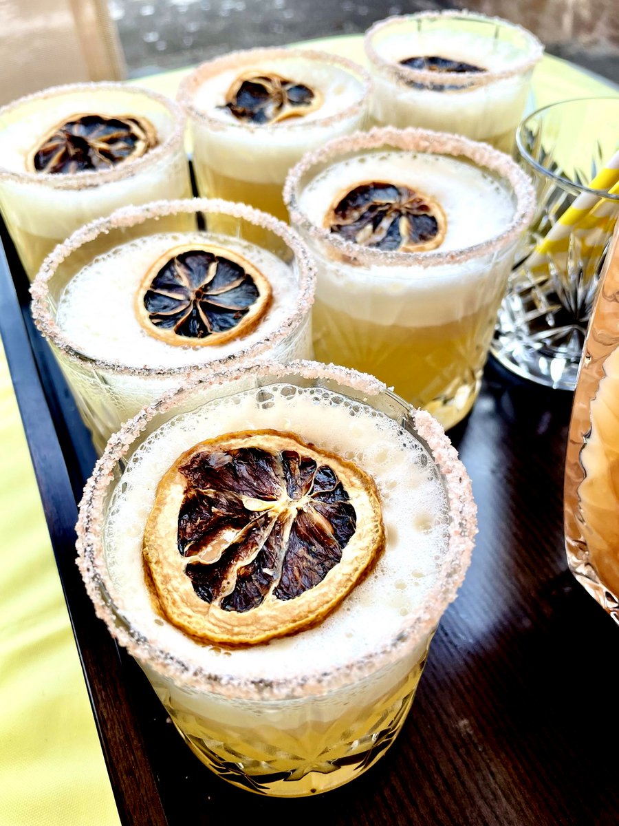 CanapeCraft's tweet photo. On ice or straight up? Why not both, with our own created Margarita Sours? There's secret twist in there. Can you guess what it is? @loveoggs #Margarita https://t.co/0SlJB1boYV