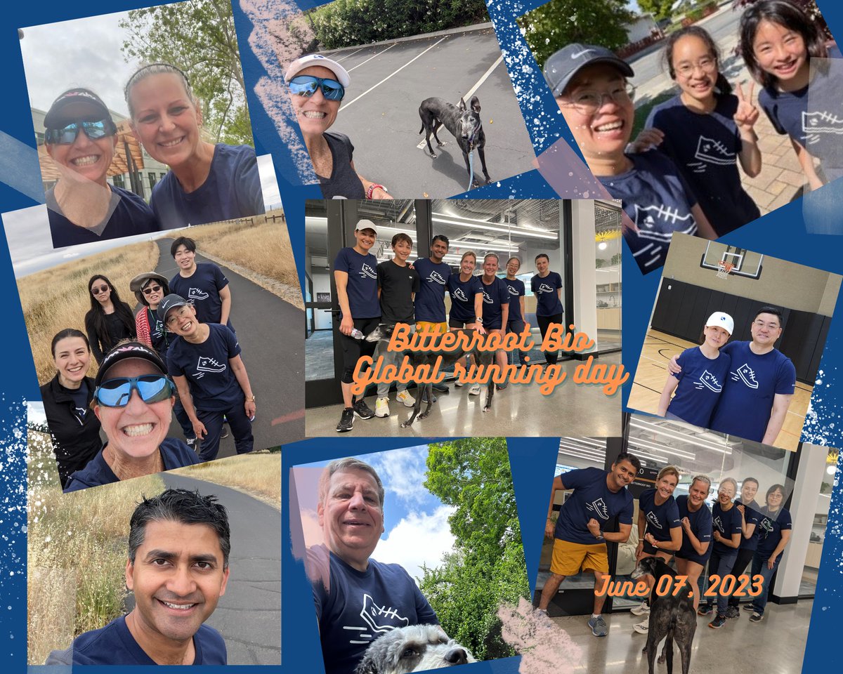BitterrootBio's tweet photo. Bitterroot Bio hit the trails of Palo Alto and the suburbs of Boston in honor of Global Running Day! Every mile contributing to the American Heart Association…what a fun annual event!
#cardiovascularhealth #bitterrootbio #AHA #companywellness https://t.co/Tv6jghkUHQ