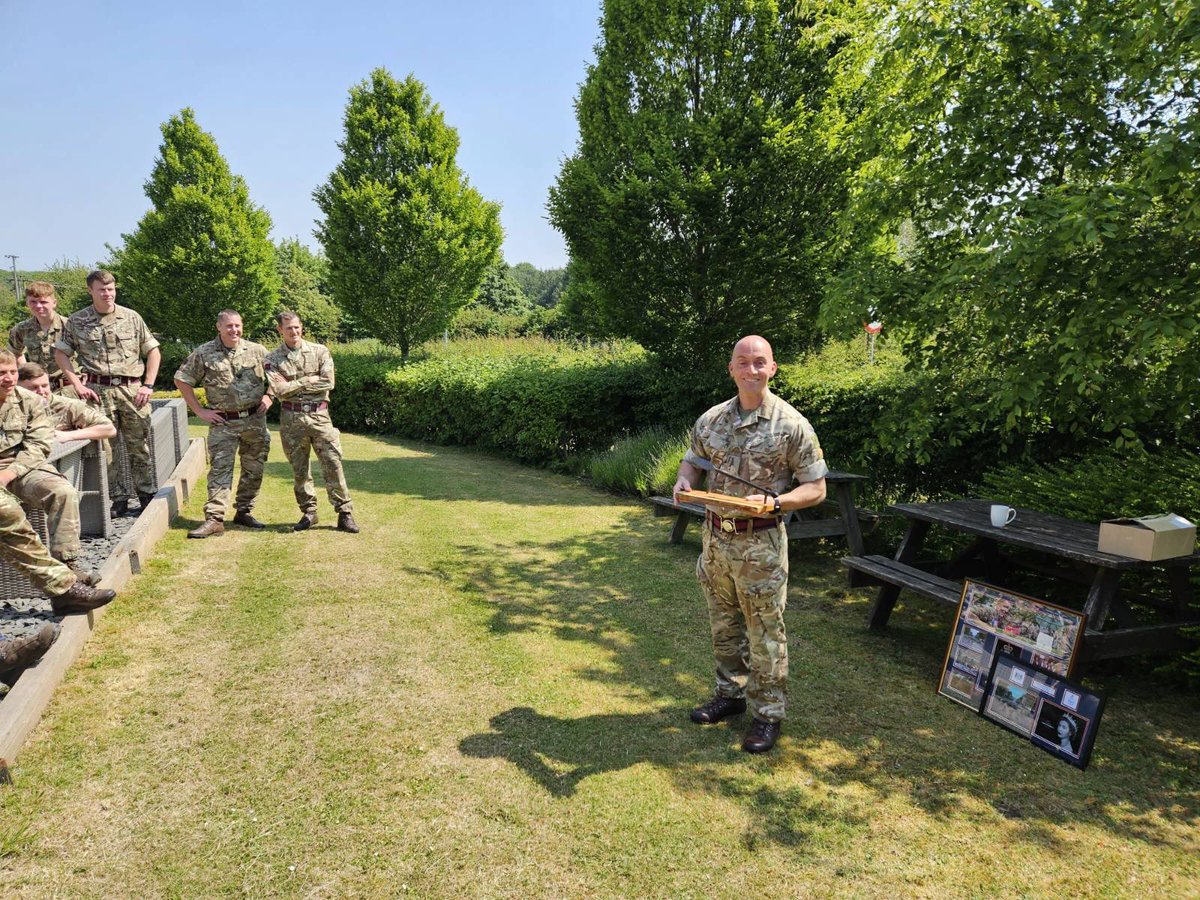 Today the Sqn said a fond farewell to WO2 (SSM) Pat Lia who moves onto become RSM 33 EOD Engr Regt. Thanks for all you have done for the Sqn and all the best in your next appointment.