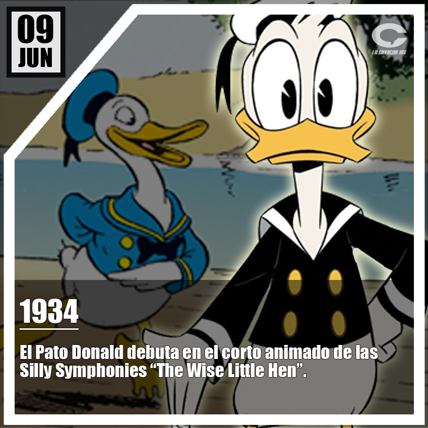 lacovachamx's tweet image. #UnDíaComoHoy hace 89 años el mundo conoció al Pato Donald, ¿recuerdas en dónde lo viste tú por primera vez?

#efeméridesñoñas
#cuac