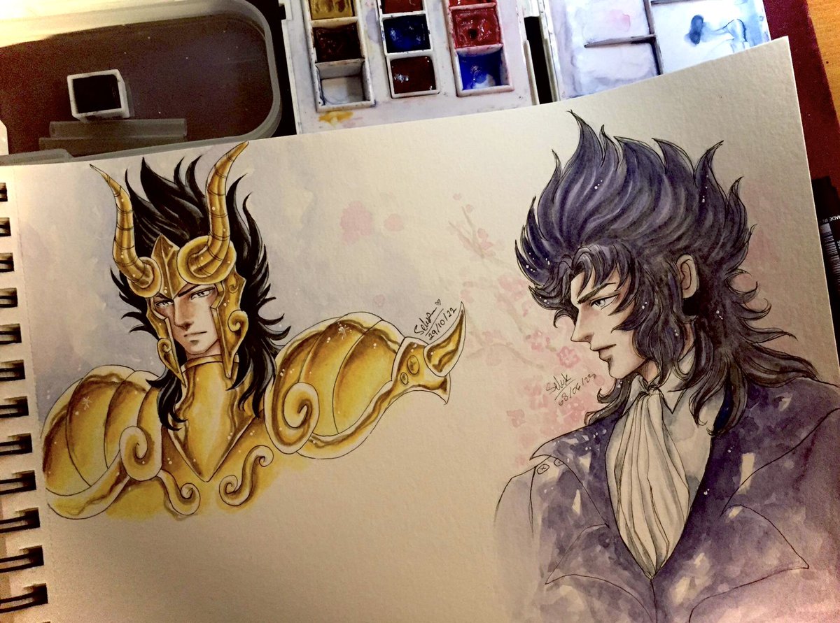 Just another watercolor doodle 
Armor vs no armor