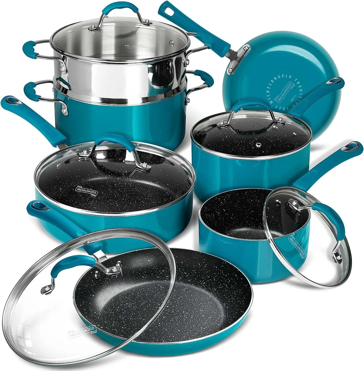 TodaysSteals's tweet photo. 50% OFF! 12 Piece Pots and Pans Set - Nonstick Kitchen Cookware Set only $69.99. Discount applied at checkout 

SHOP HERE: https://t.co/g4rHl4ggfg https://t.co/38LvbEstpG