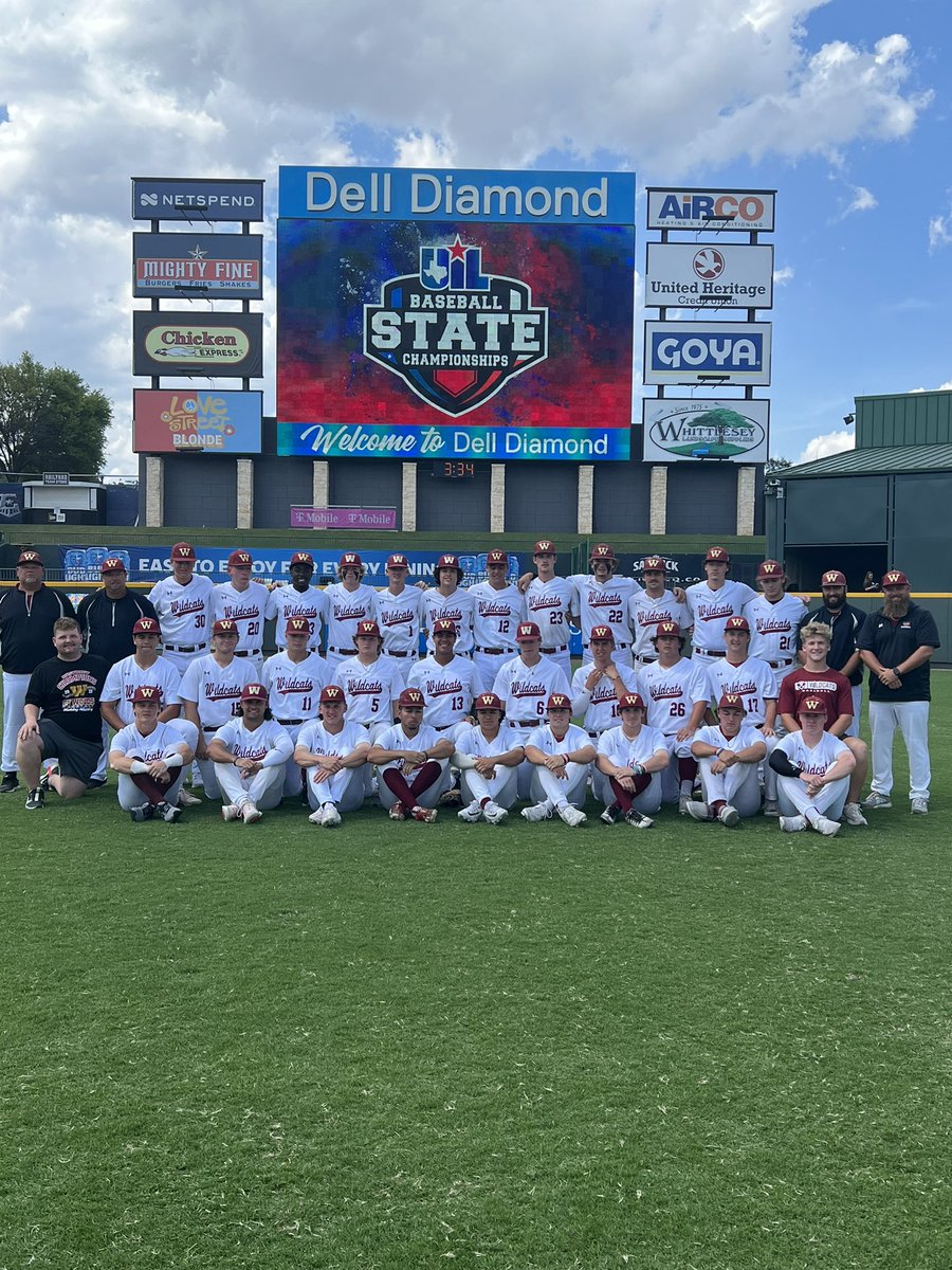 THSBCA's tweet photo. Congratulations to the Coaching Staff and Team From @cywoodsbaseball @uiltexas  2023 State Tournament @thsbca #2023state⚾️ https://t.co/jm7Qh3LjAi