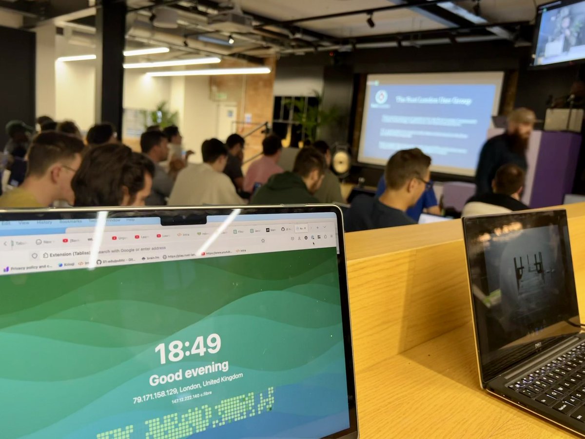 NikD0N's tweet image. Last Tuesday&apos;s @RustLondon_ Code Dojo had the chance to explore @algo_luca’s Zero2Prod. Gave building an email newsletter using #actix_web &amp;amp; #tokio a shot zero2prod.com #rustlang