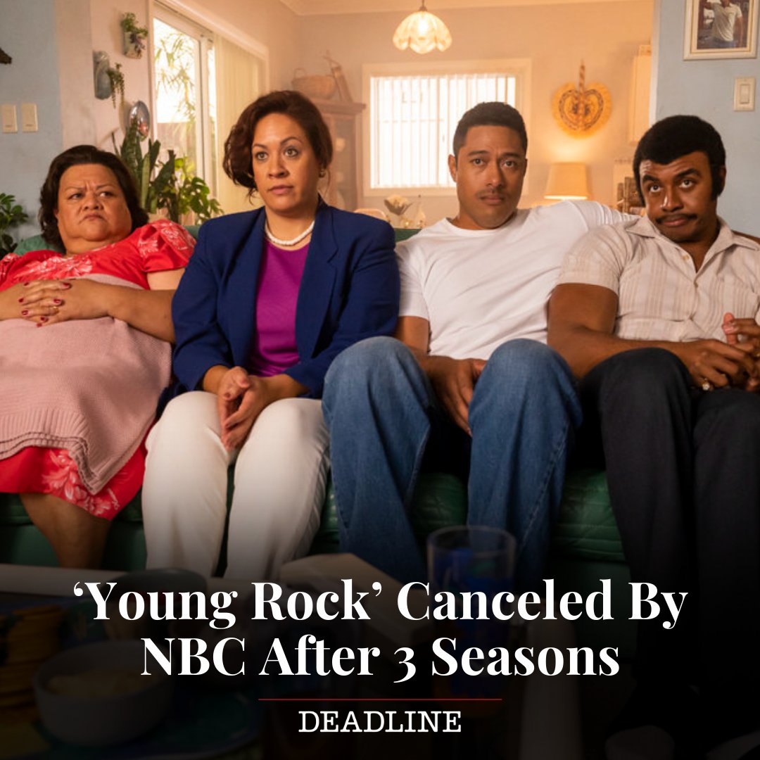 NBC revealed the cancellation of #YoungRock today bit.ly/3Nl1KTj