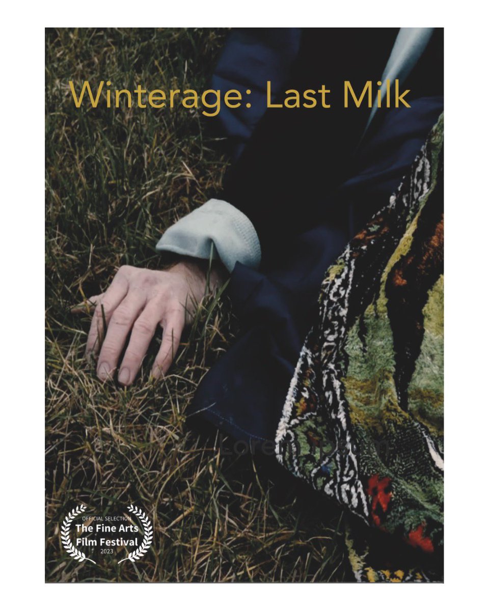 Yay! Winterage Last Milk is official selection film at Fine Arts Film Festival in Venice, LA, California 🐄🌈 <a href="/lucylucycash/">lucy cash</a>